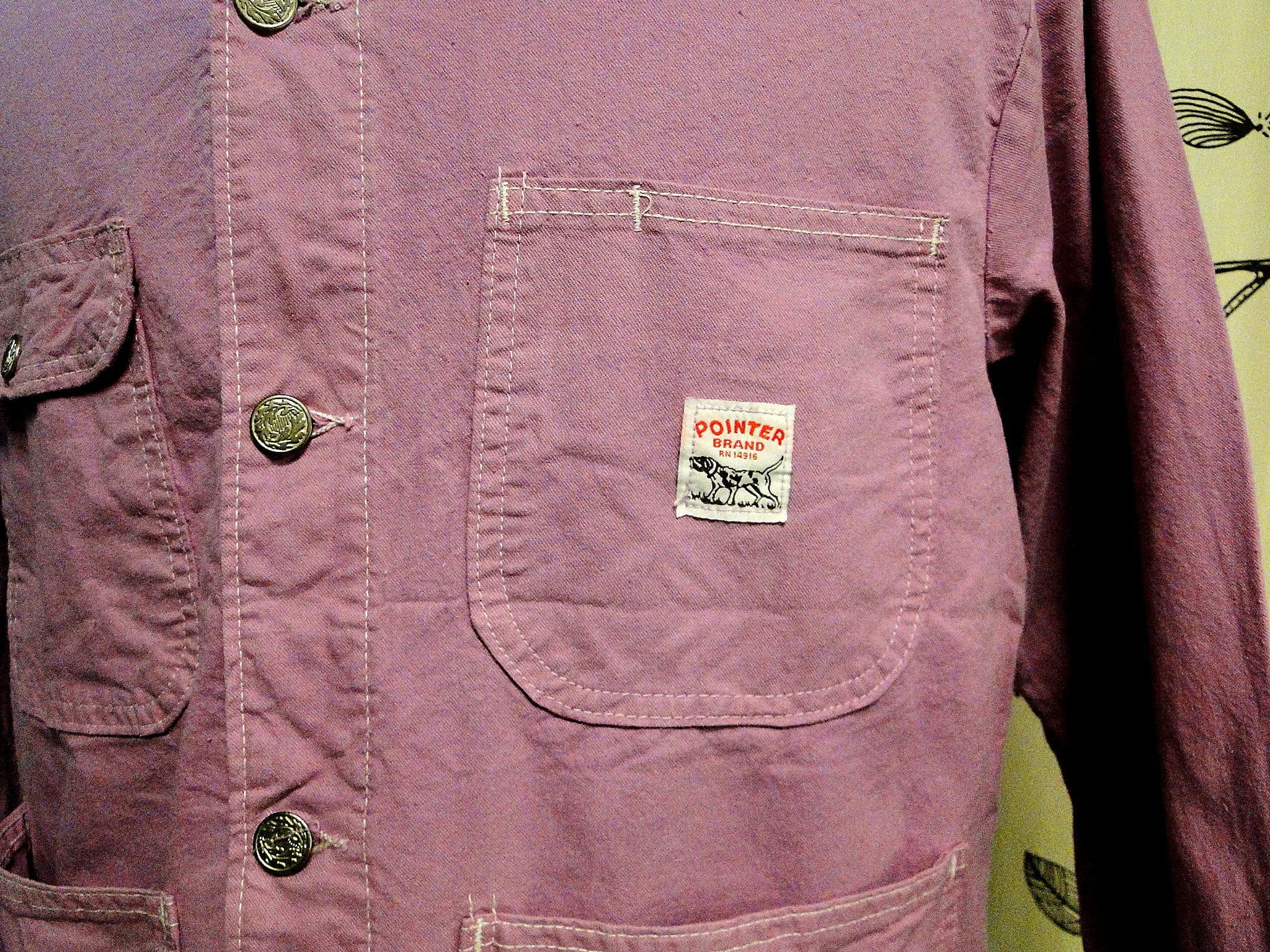 POINTER カバーオール　USA製　デットストック 90's デッドストック ポインター Pointer brand カバーオール SIZE/40