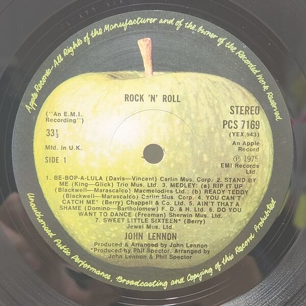 John Lennon / Rock 'N' Roll [PCS 7169, 0C 062 05834] - 画像3