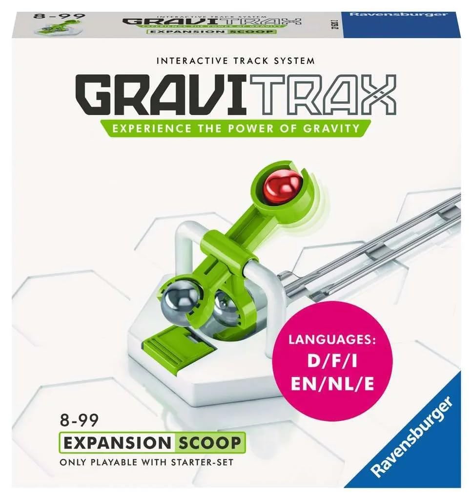 【在庫のみ】Ravensburger(ラベンスバーガー) マーブルラン(スロープトイ) GraviTrax (グラヴィトラックス) 追加パーツ スクープ 26821 4 対象年齢 8歳~ 【おもちゃ 知育玩具 プレゼント(誕生日/クリスマス)】