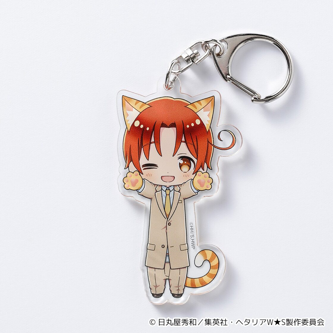 ヘタリアWorld☆Stars】のび猫アクリルキーホルダー（イタリア） | PAY ID