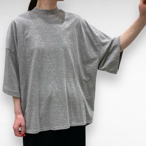 cafune mock neck 3/4 sleeve wide pullover