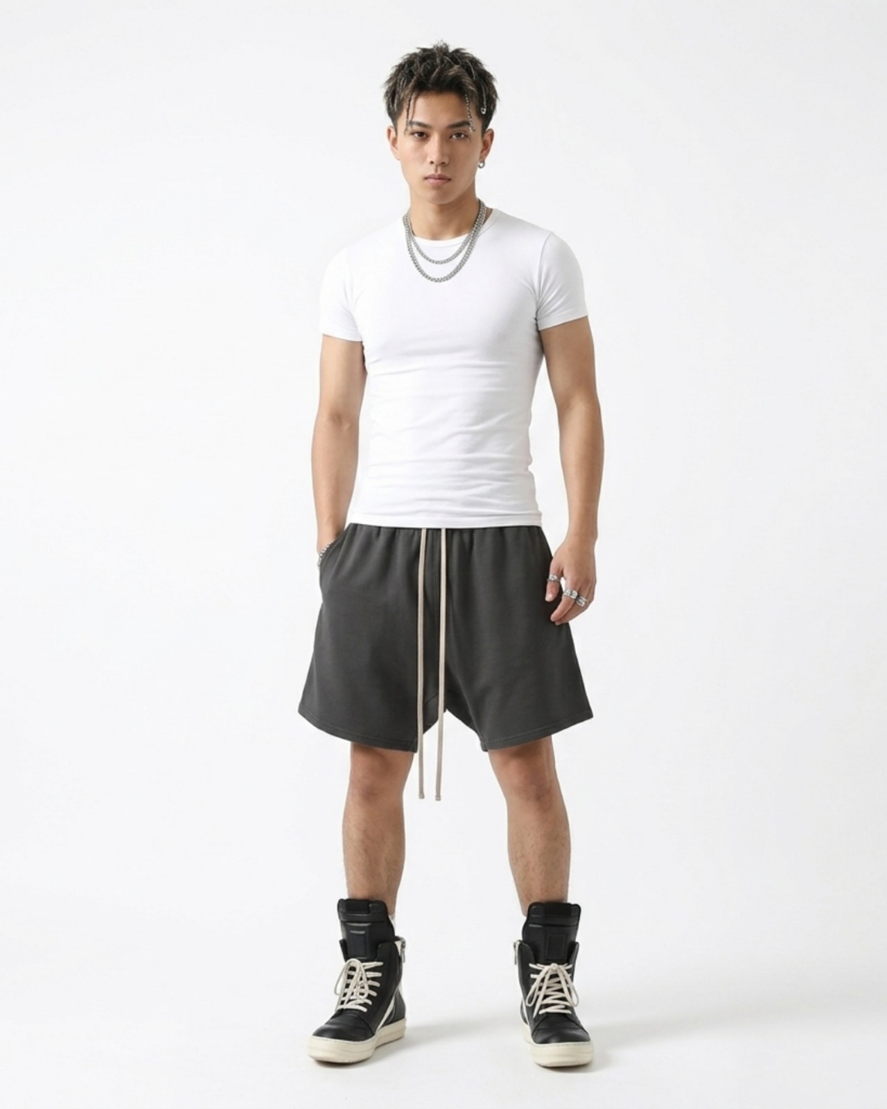 【数量限定】サルエルドローコードショーツ(BE-3020)