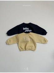 〖取寄〗韓国子供服 / 26winter / atomeme / ボンジュールトレーナー / キッズ *S~XL*