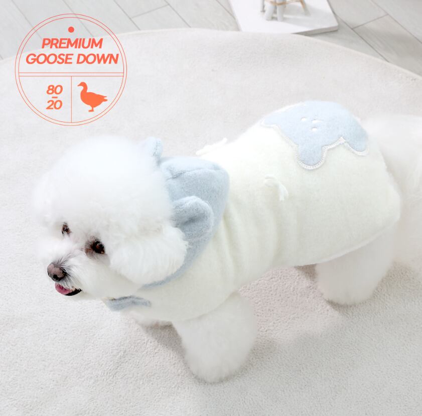 予約【ritogato】Toffee Bear Goose Down Padding (Blue)