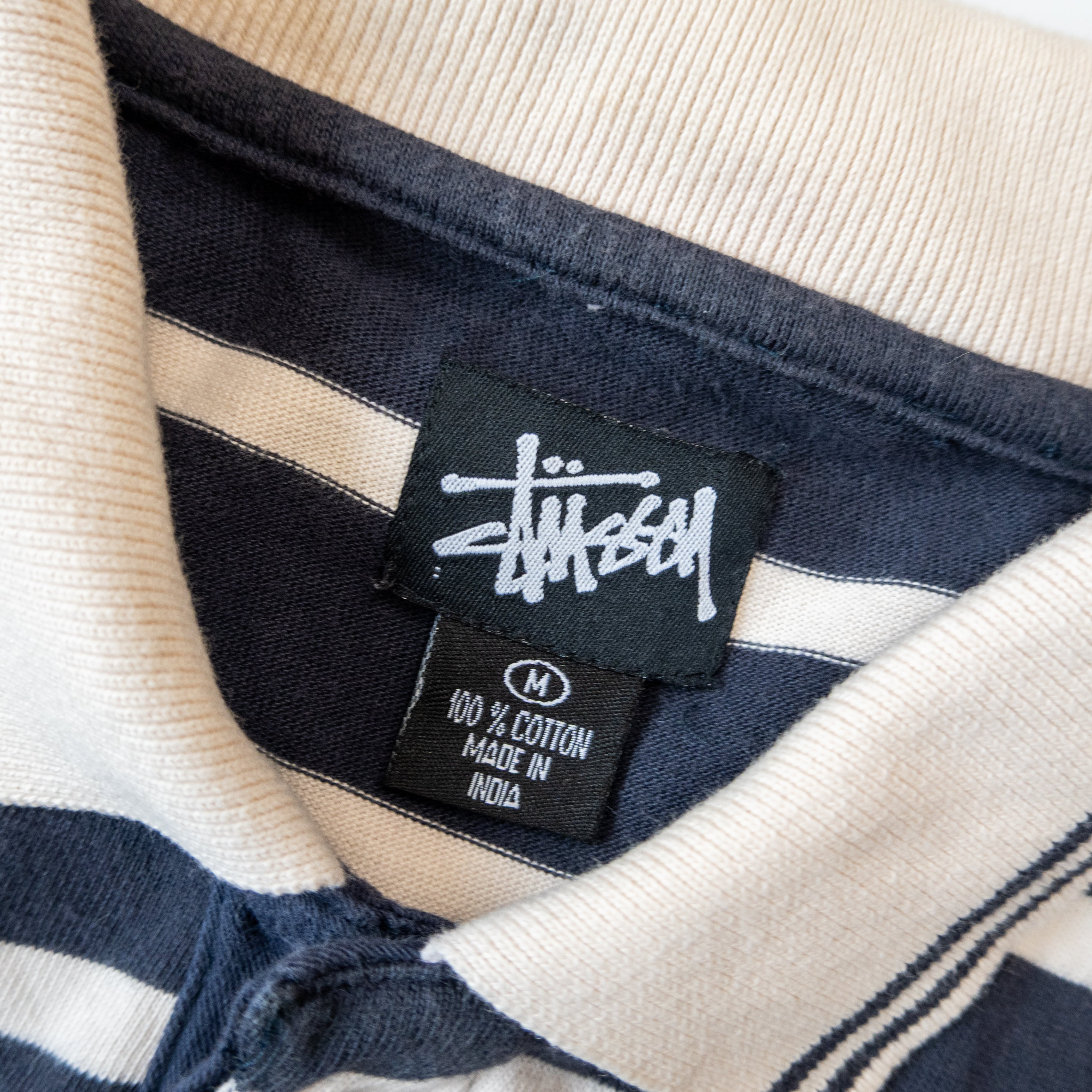 1990~00's stussy border polo | Anlien vintage online shop