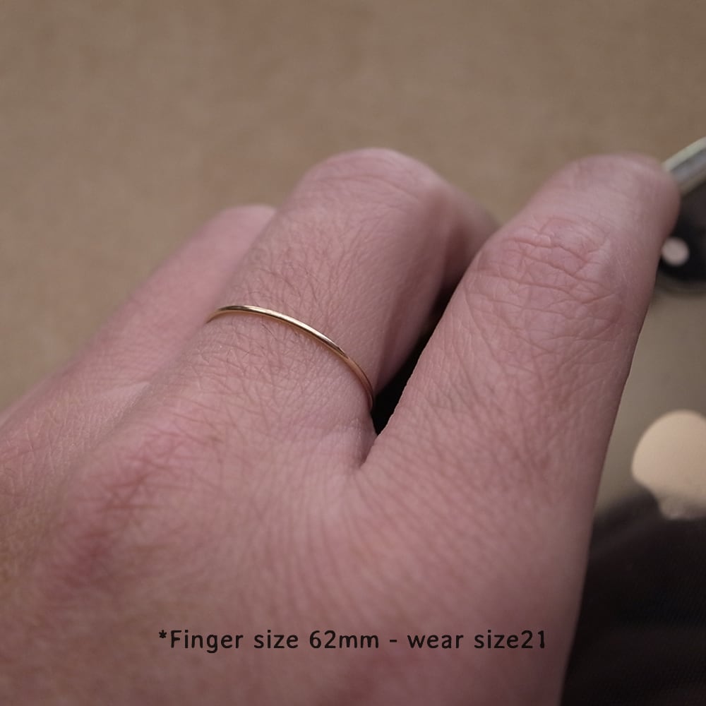 14KGF 0.8mm RING | ROSETTAPRAYER