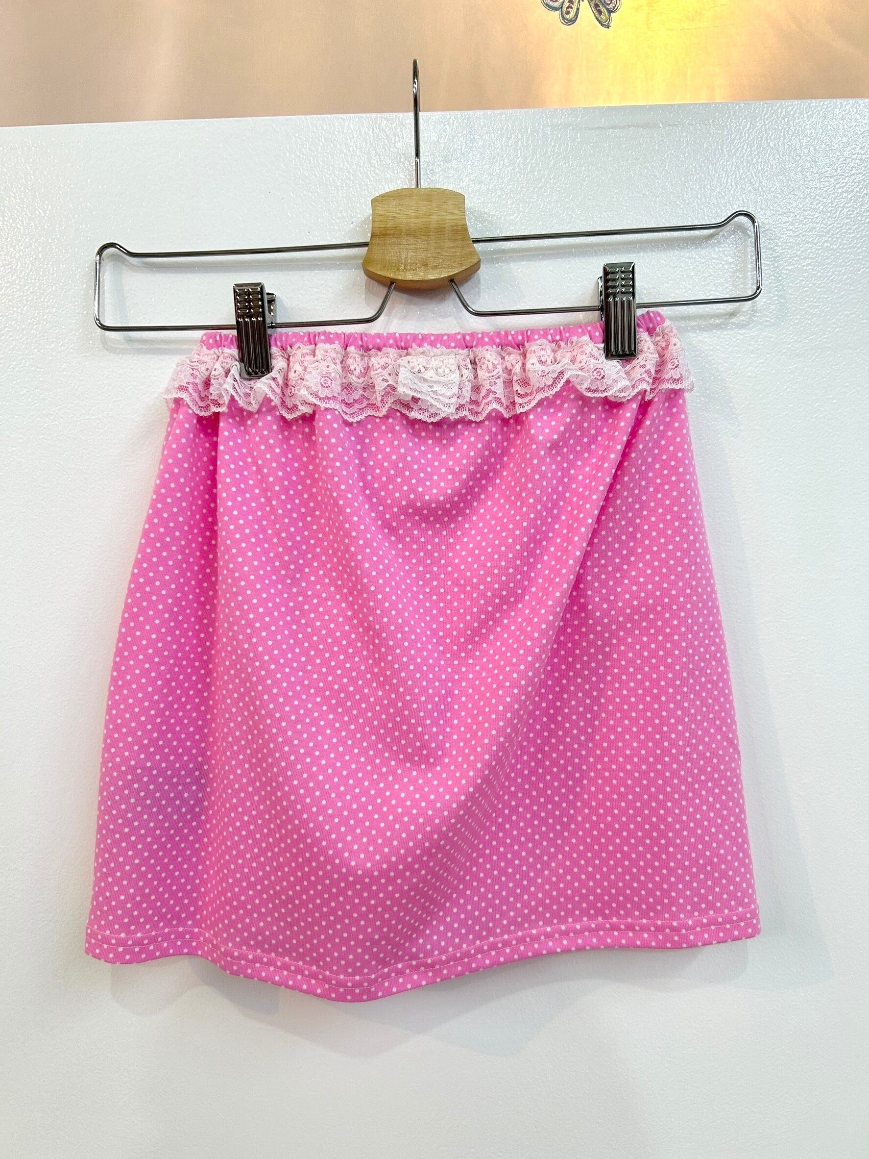Ans Dotsloevner mini skirt w/tag / pink dot | itimi