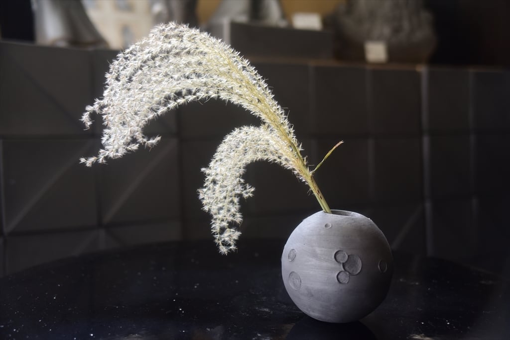 AJI PROJECT / OT - VASE 一輪挿し AJI PROJECT】自然石 花器 花瓶 一輪挿し 自然 石 香川県 アート