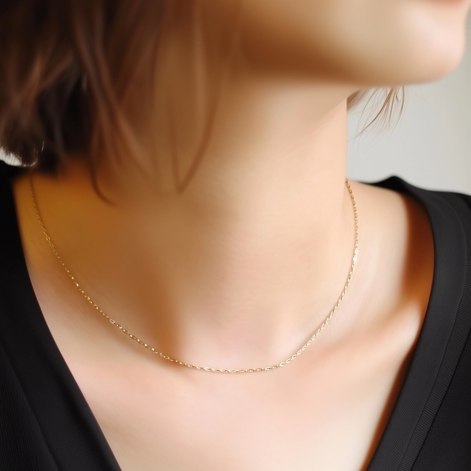 PNB NATION ネックレス　ゴールド 60cm) ステンレス マリアネックレス コインネックレス ゴールド