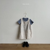 【即納品/送料無料/残り1点】Minirobe デイリーTシャツ ブルー/Lサイズ|夏服|韓国子供服