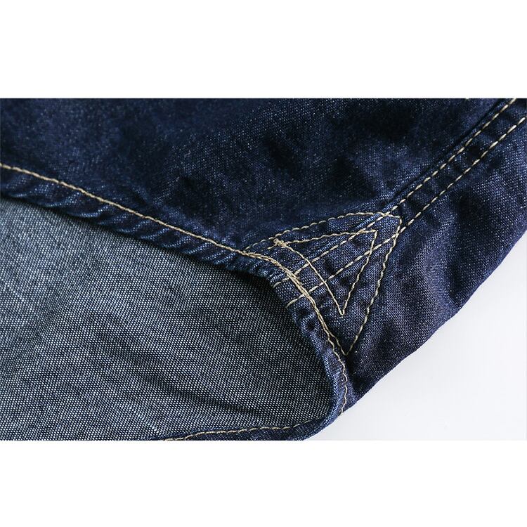 ★DENIM LAPEL SHIRT JACKET　　　A0630