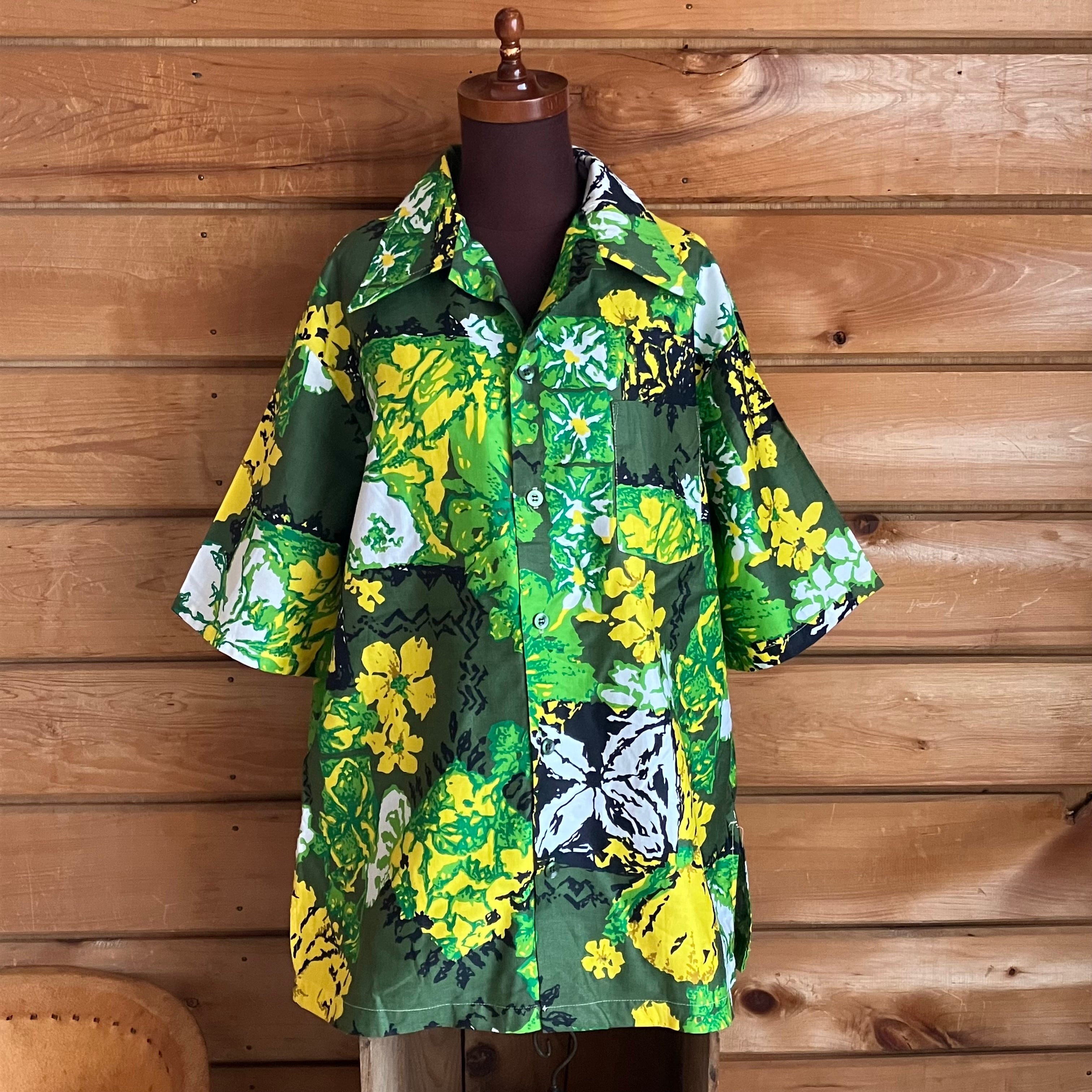 MADE IN U.S.A.70s Jantzen kona kai ハワイアン アロハシャツ