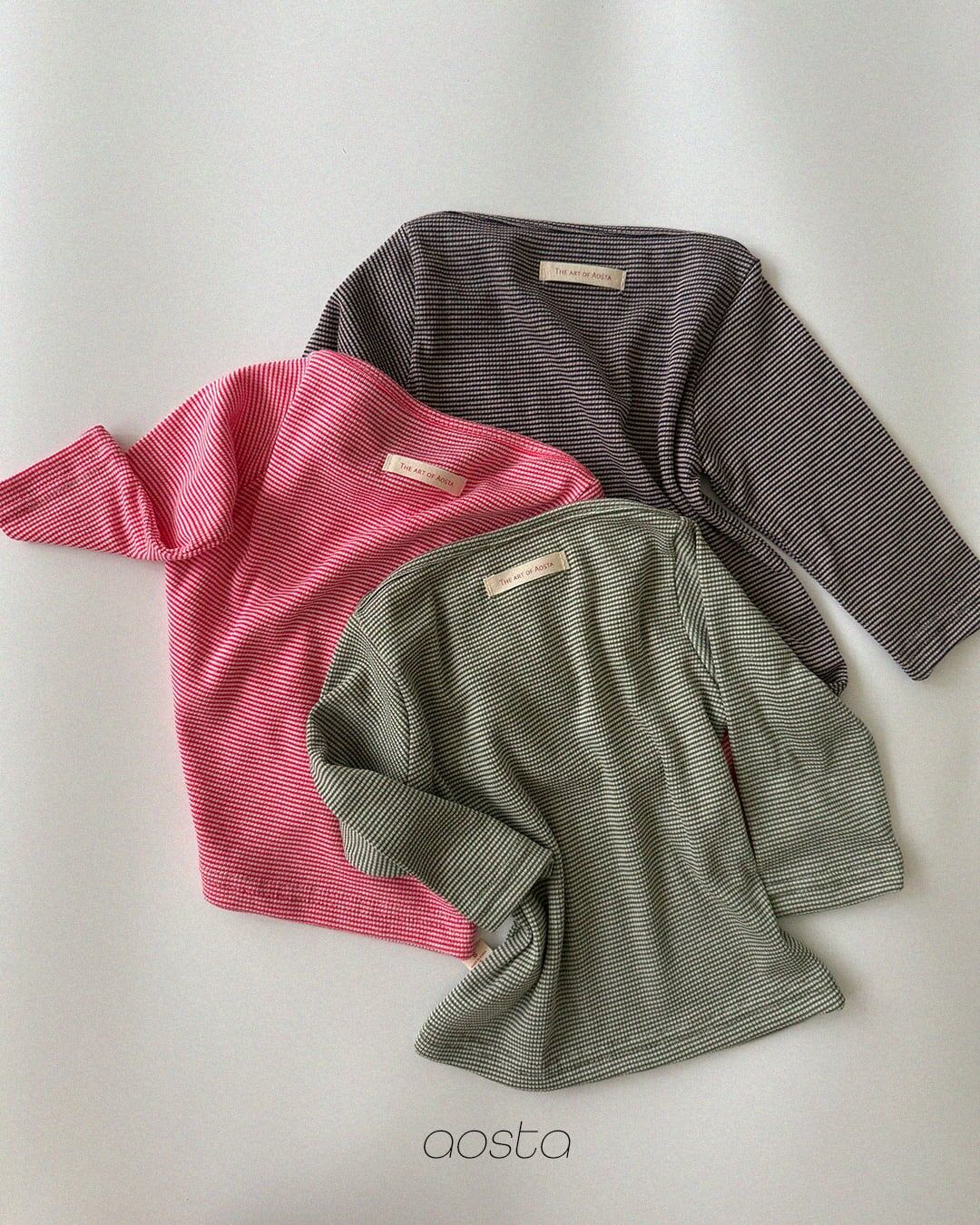 【予約】aosta Boat neck t