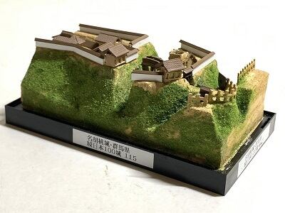 181☆完成品 小倉城 ケース付き 福岡の城 お城 模型 ジオラマ