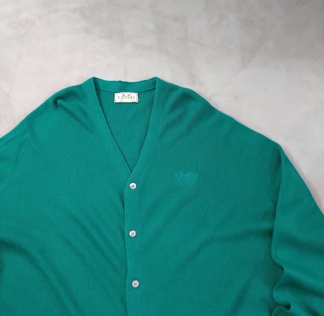 80s〜 izod acrylic cardigan | What'z up