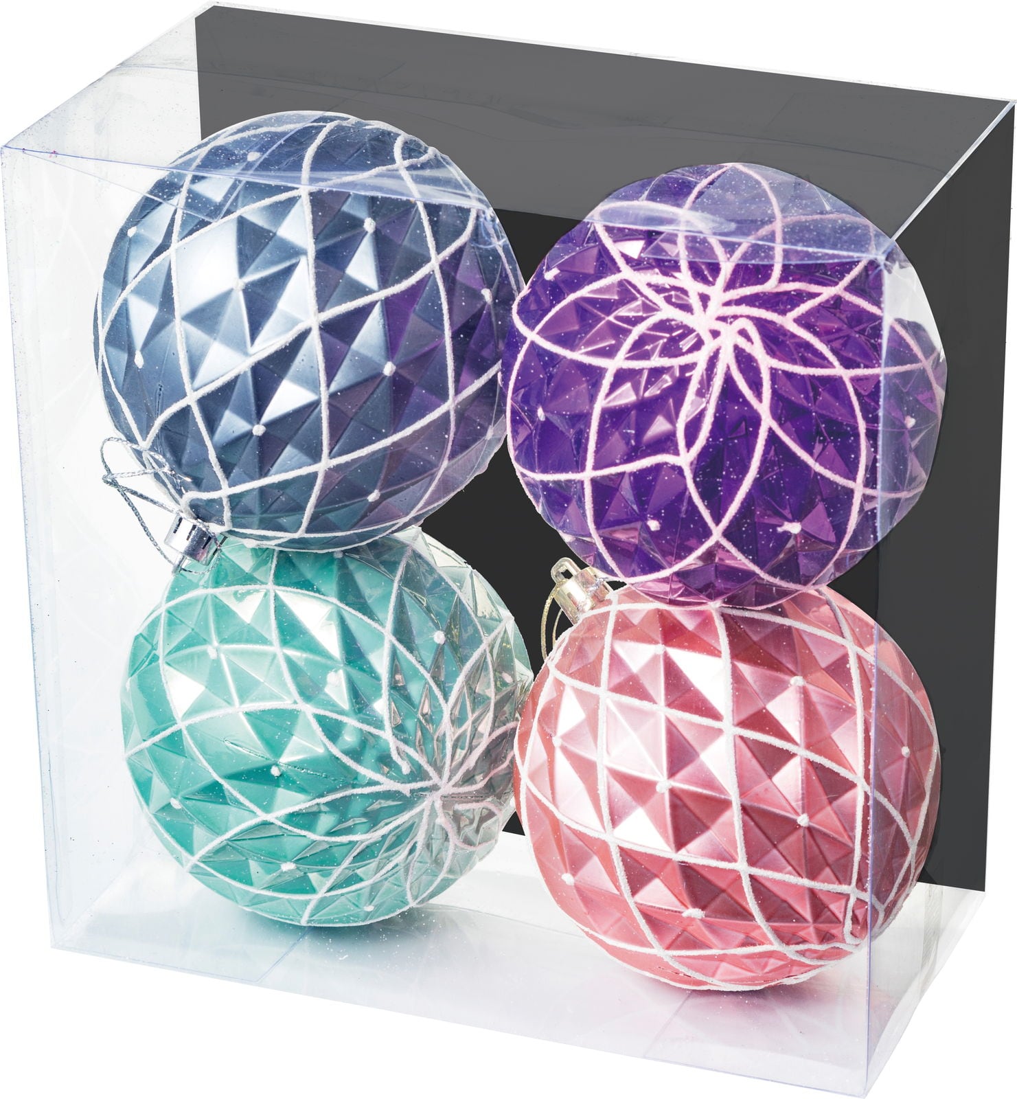 １００ＭＭリアドミックスボ−ル　４Ｐ　-　COA-882　4961823703379　クリスマス雑貨 > ポピーオリジナル