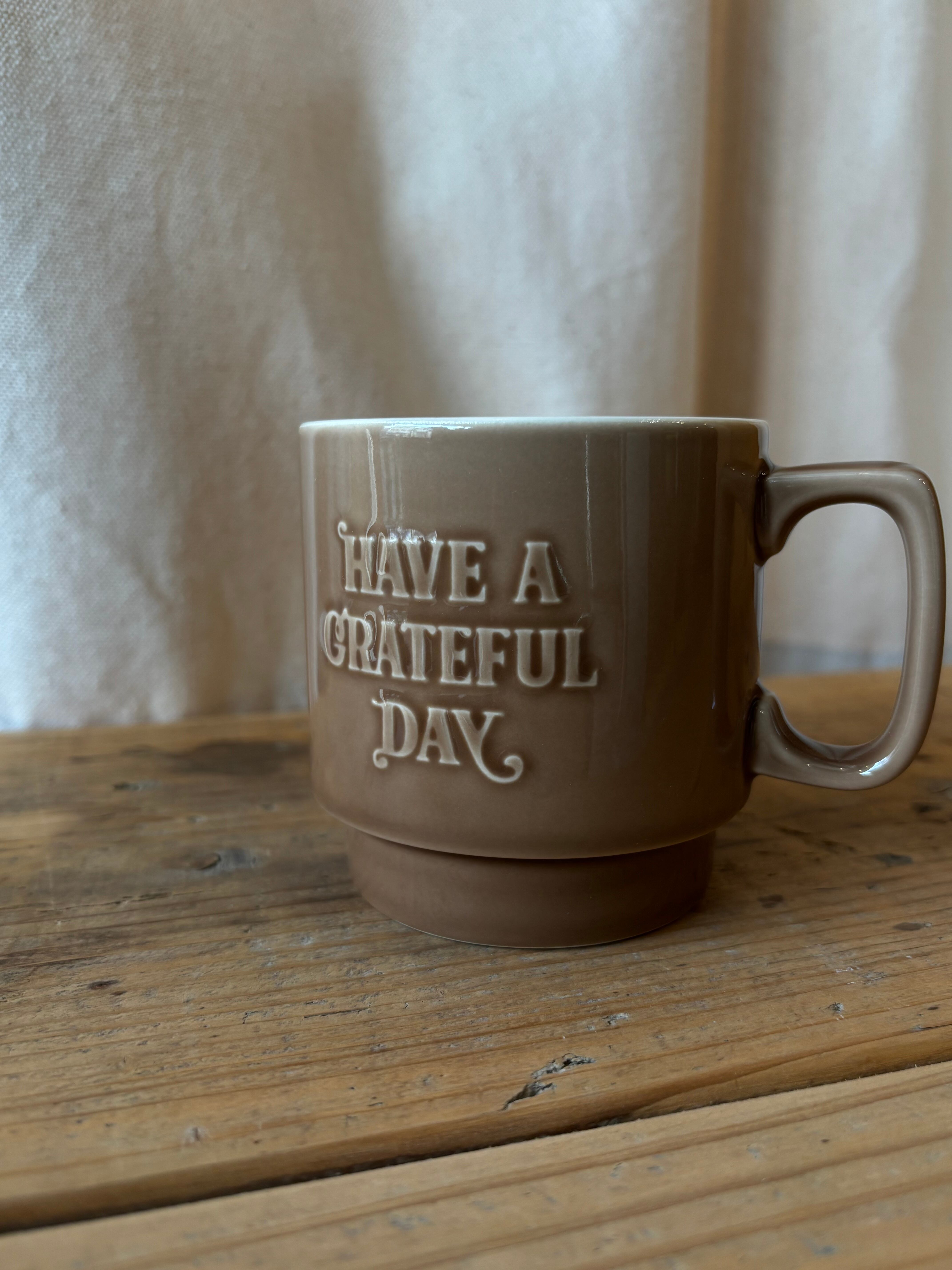 ✨Special入荷✨【HAVE A GRATEFUL DAY】VINTAGE MUG CUP | Soyogi