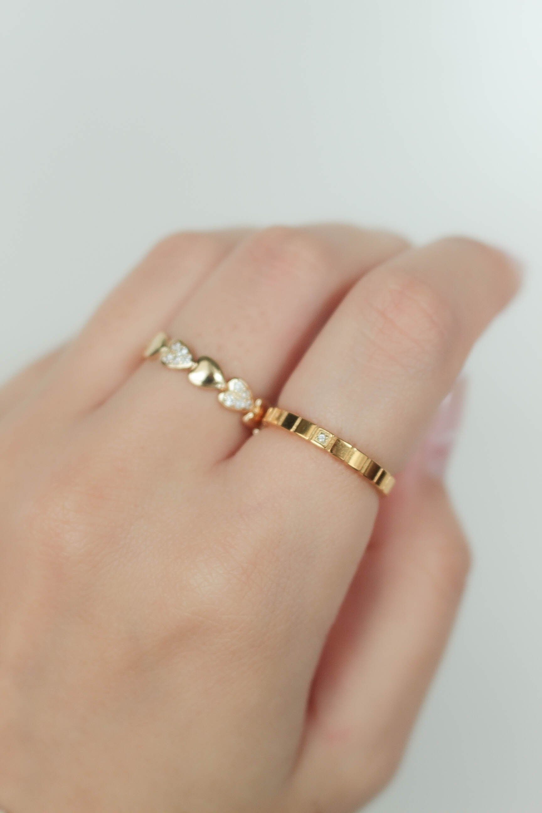 Ice Block Ring / One Stone | ebine(エビネ)|金属アレルギー対応