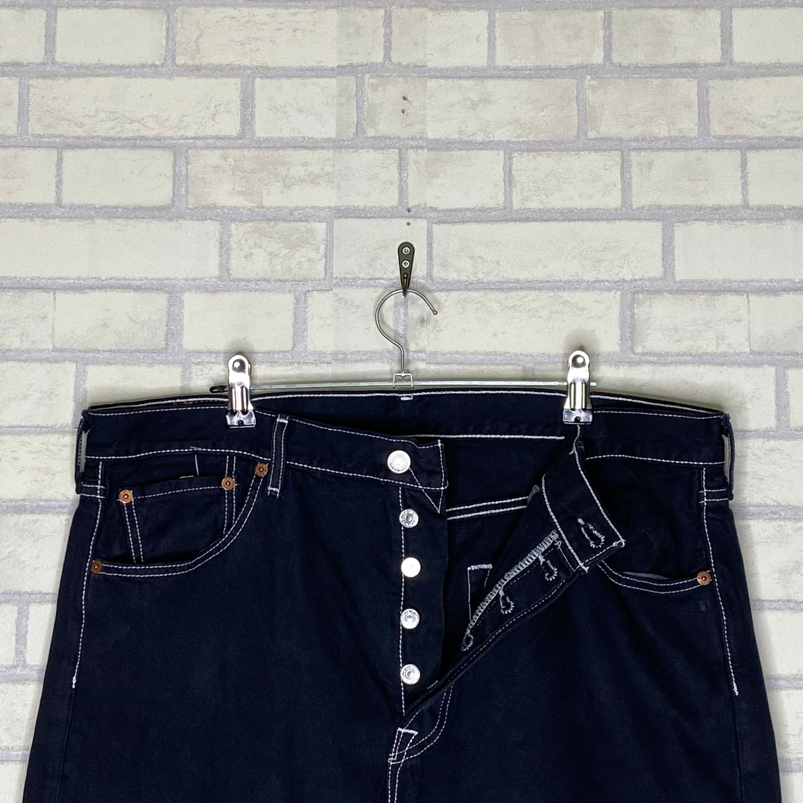 白ステッチ】W36×L32 Levi