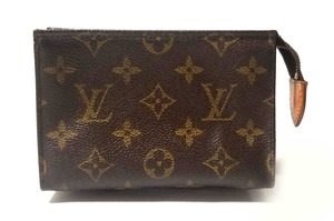 ルイヴィトン ポーチ モノグラム ポッシュトワレット15 化粧ポーチ M47546 小物入れ デジカメケース ビトン ルイ・ヴィトン LOUIS VUITTON ルイ・ビトン LV　【中古】10036416