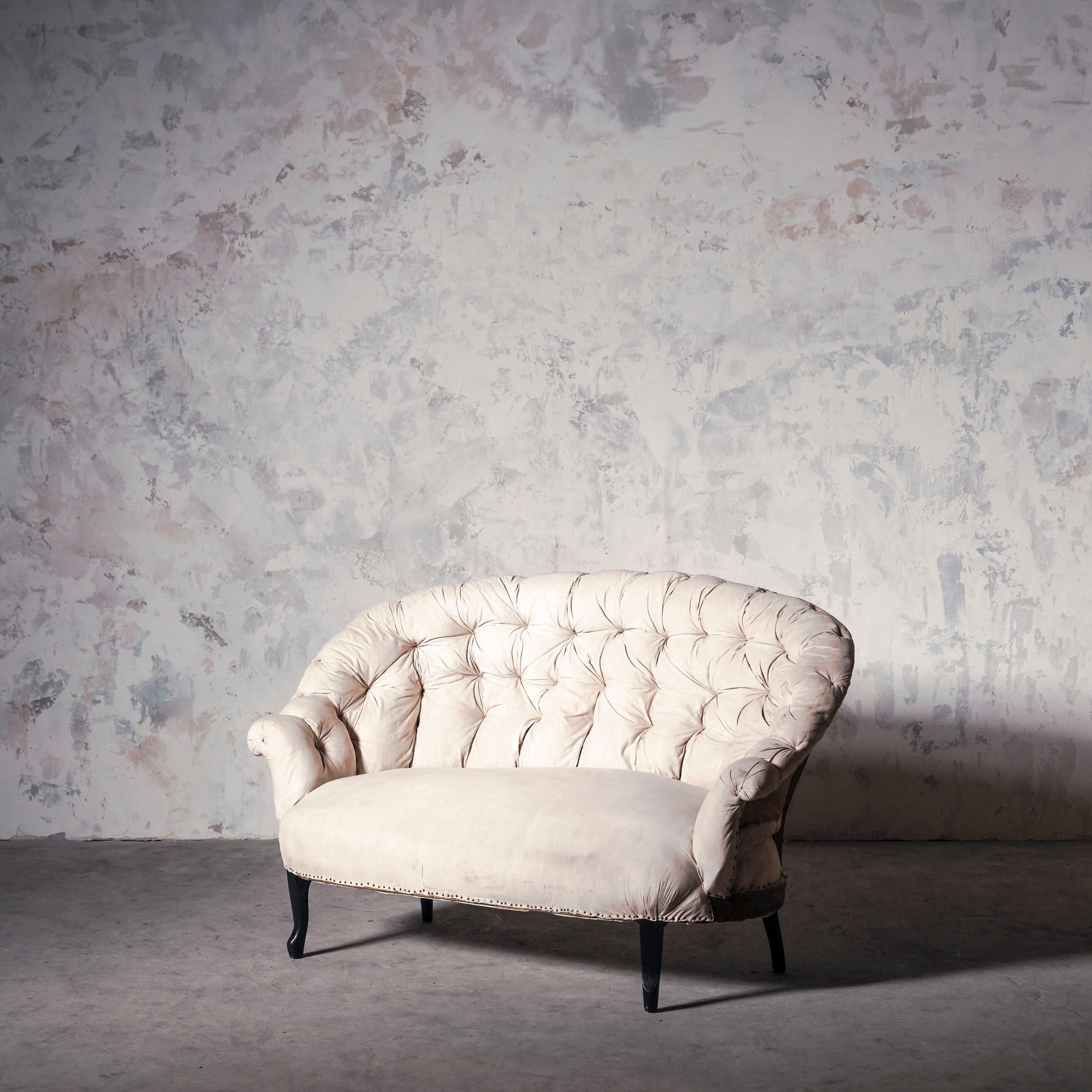 ソファ/アンティークヌードソファー/フレンチソファー/ヌードソファー/1880年代/ディスプレイ