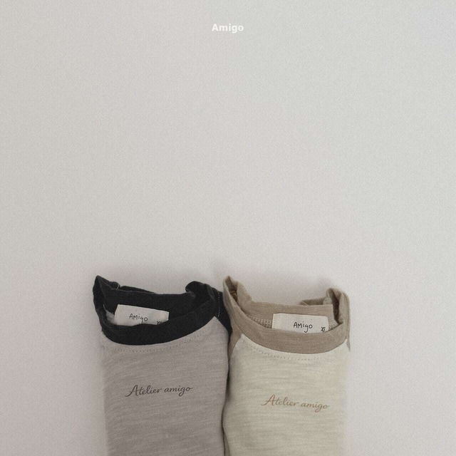 予約⌇amigo / Slab color-block raglan T