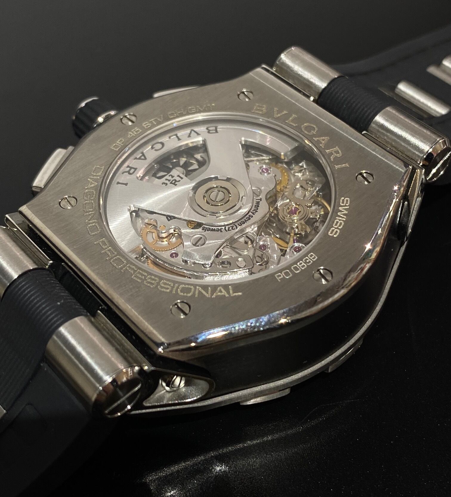 BVLGARI ブルガリ メンズ 腕時計 ディアゴノ DP45BSTVDCH/GMT | PAY ID