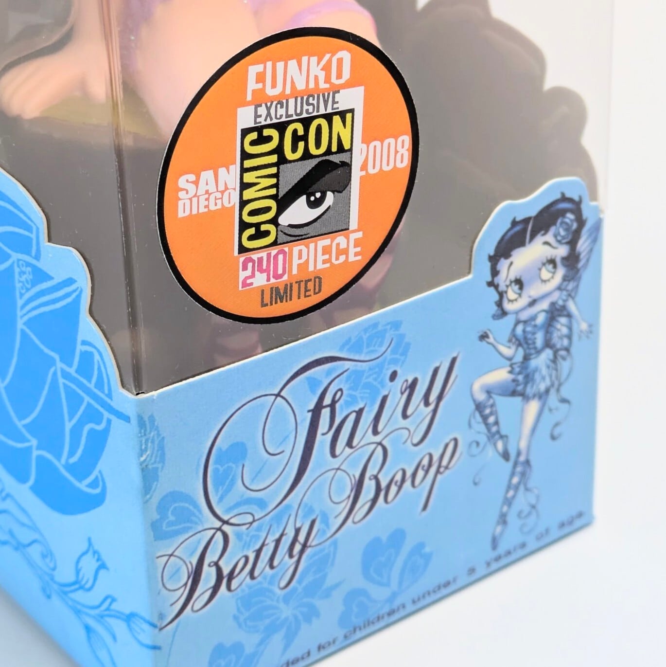 【 BETTY BOOP ベティちゃん 】『 FAIRY BETTY BOOP』フェアリー ピンク コミコン2008 240体限定 / ボビングヘッド / FUNKO ファンコ / WACKY WOBBLER（ワッキーワブラー）〚アメリカン雑貨 アメトイ〛