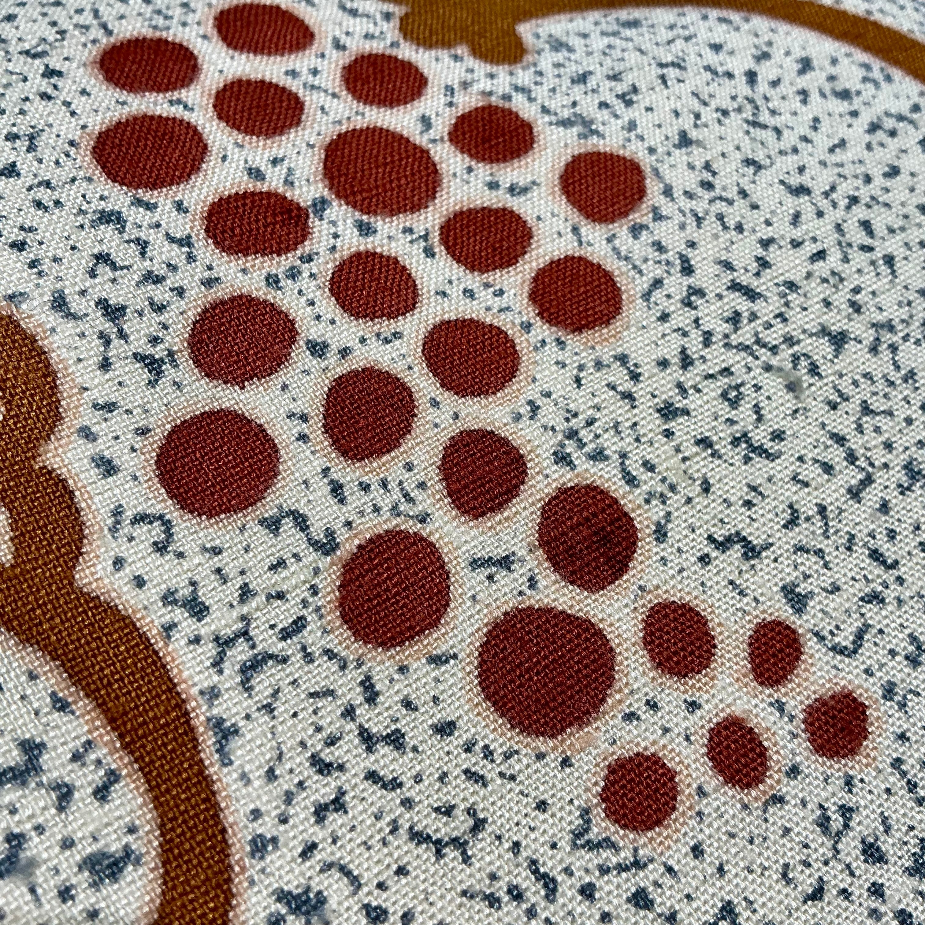 grape autumn＊未使用品 ぶどう 葡萄 染め帯 生成 エルクベージュ