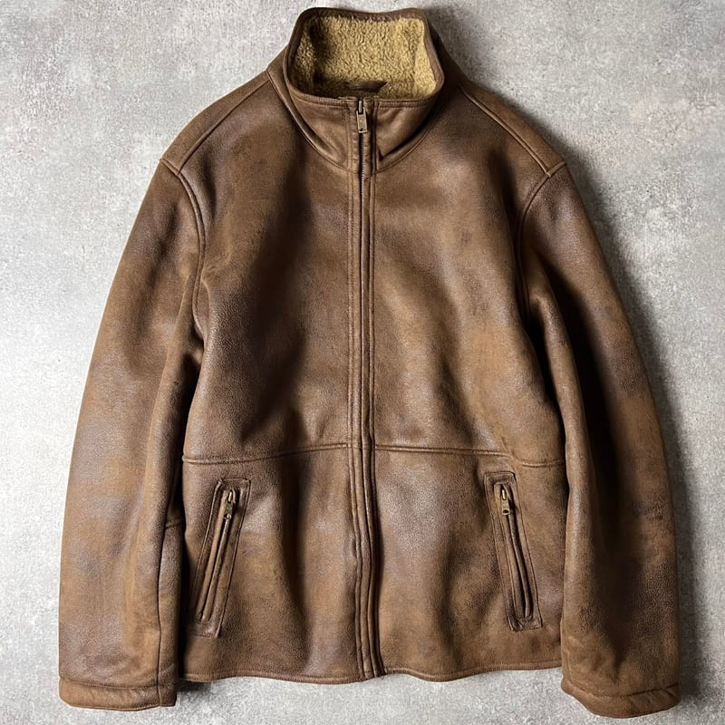 00s Columbia ボア ライナー フェイク ムートン ジャケット L / 00年代