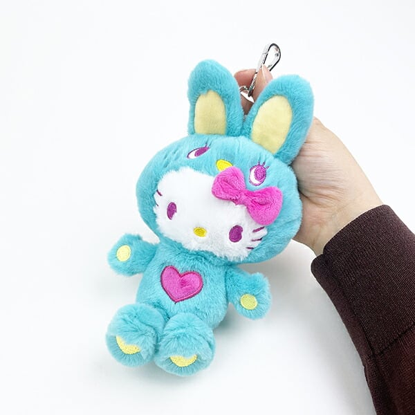 サンリオ ハローキティ マスコット カラフルバニー ミント ぬいぐるみ