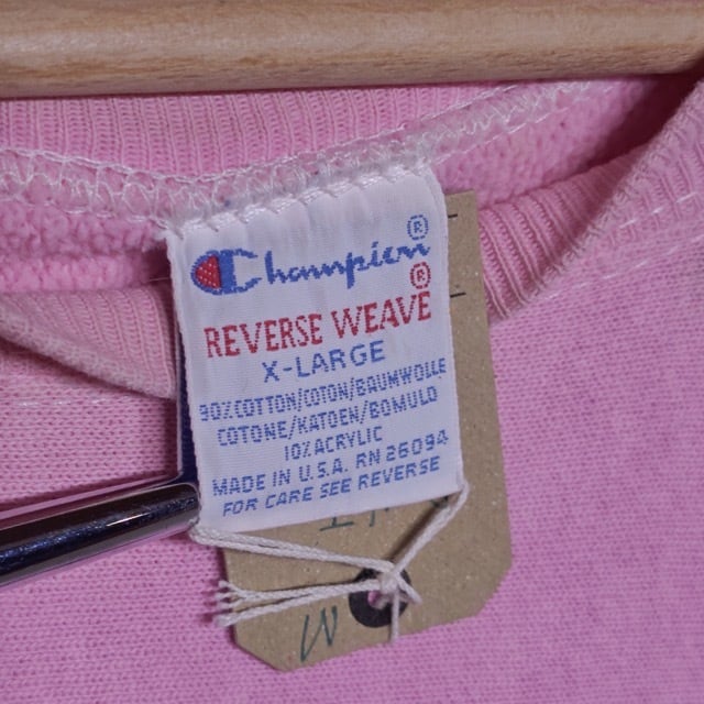 Tie Dye Pink !! 1990s Champion Reverse Weave USA / チャンピオン