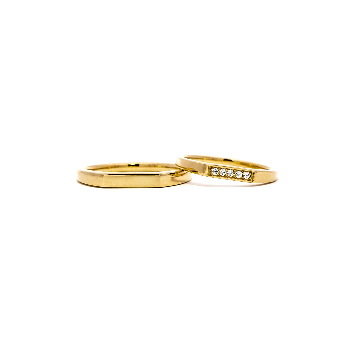 【シルバー結婚指輪 マリッジリング】SV925 モアサナイト 結婚指輪 シルバー マリッジリング ペアリング モアッサナイトシリーズ026
