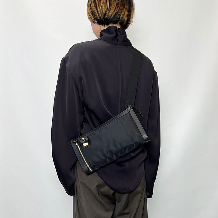 ORSETTO オルセット FORTE スクエアナイロンショルダーバッグ 01-113