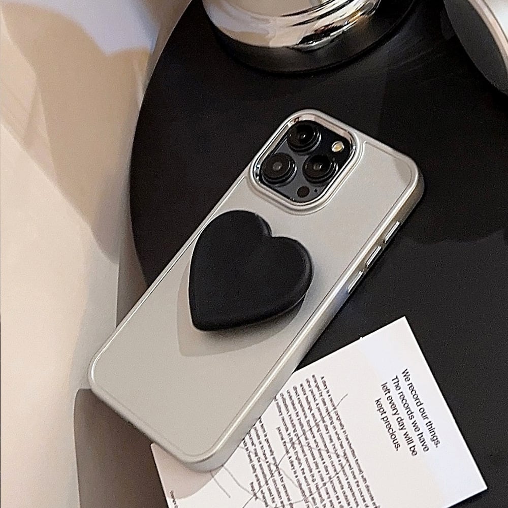 【y】　Apple iPhone 16 シルバー iPhone 16 Pro（6.3インチ） TPUメタルフレームケース シルバー