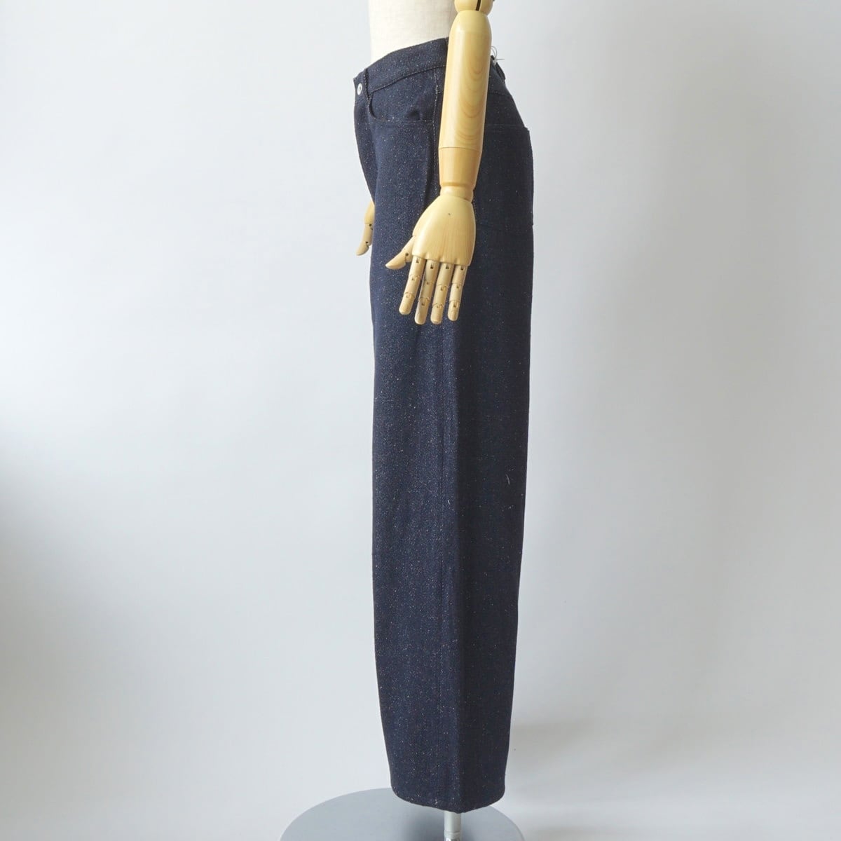 AURALEE/オーラリー・SILK NEP DENIM 5P WIDE PANTS | a flat shop