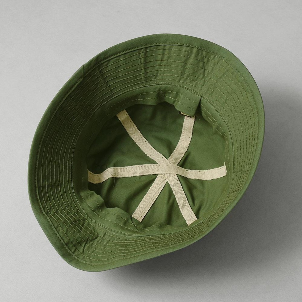 【USA Made DEADSTOCK アメリカ製デッドストック】 USA製 DOME HAT OX OLIVEアメリカ製ドームハット オックスフォード オリーブ