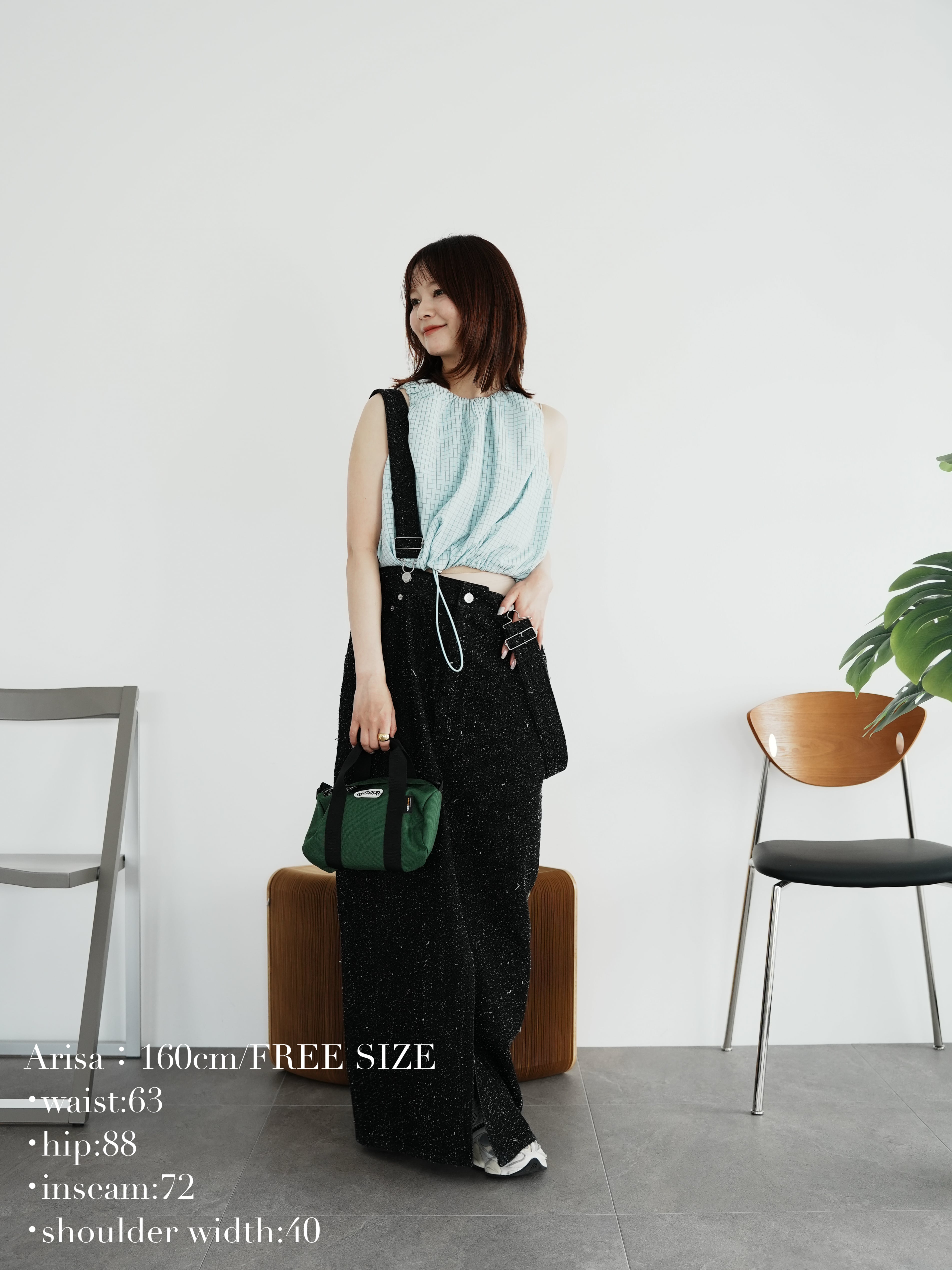 nep denim salopette skirt | Katrin TOKYO