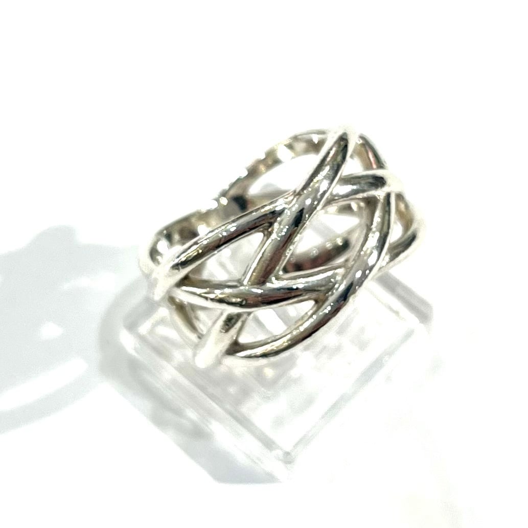 希少サイズ【TIFFANY&CO】【19号】2602 名品ケルティック 編み込み