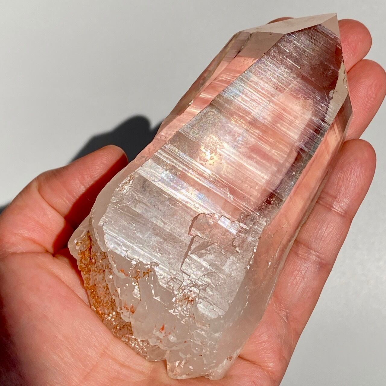 Big 315g♡ 酸化鉄付♡ セルフヒールド♡レムリアンシードクリスタル