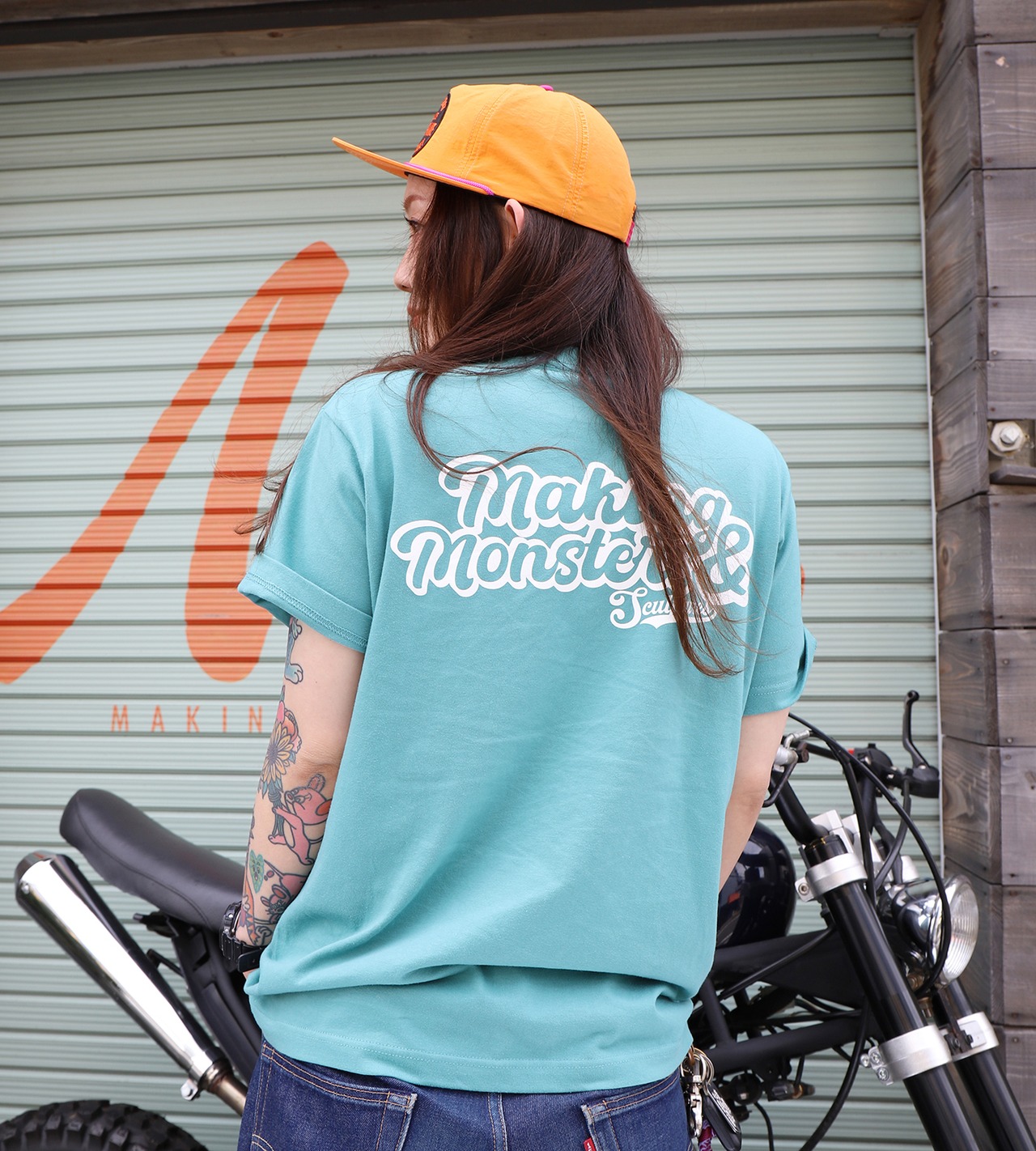 OLDIES SUMMER TEE - Casually Orange