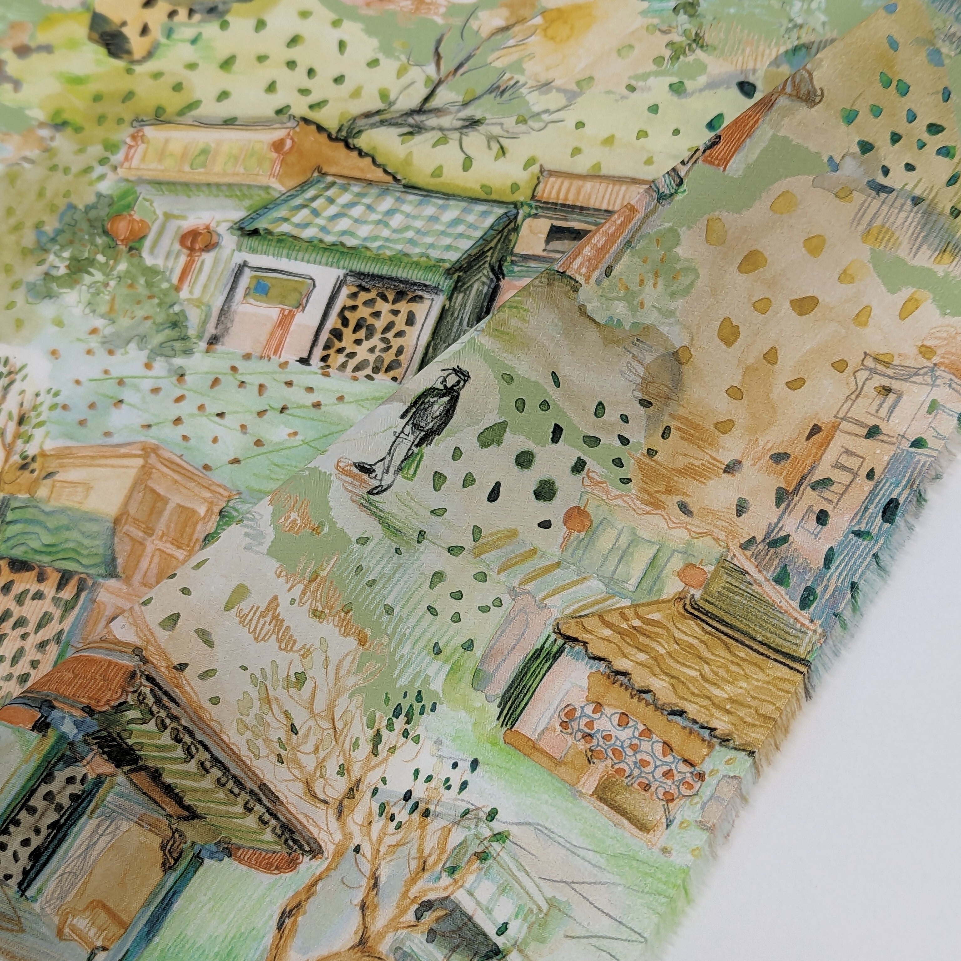 ◆輸入 リバティ LIBERTY タナローン Ordinary Day Green オーディナリーデイズ グリーン 約130×50cm