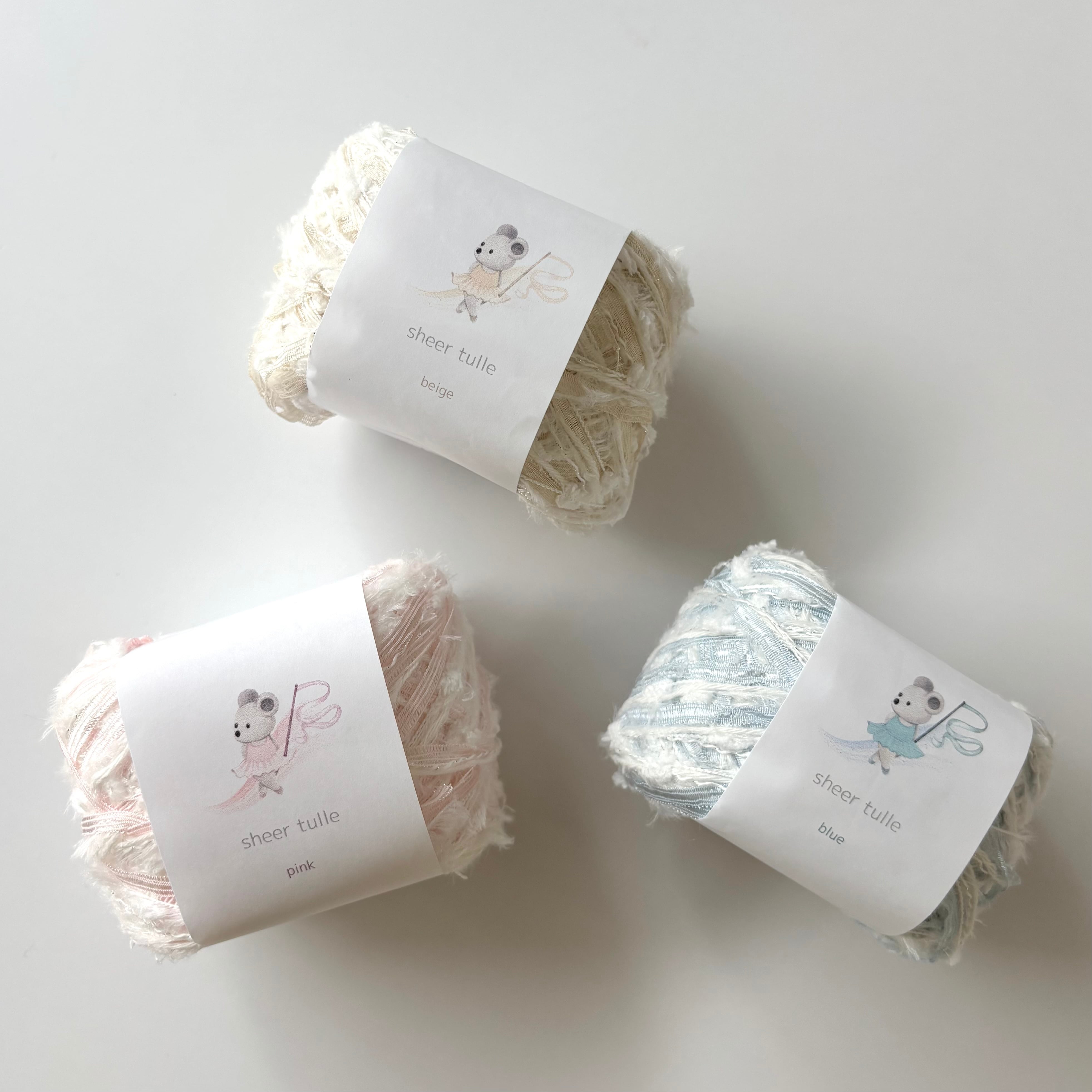【26年秋冬のみ発売】sheer tulle［シアーチュール］