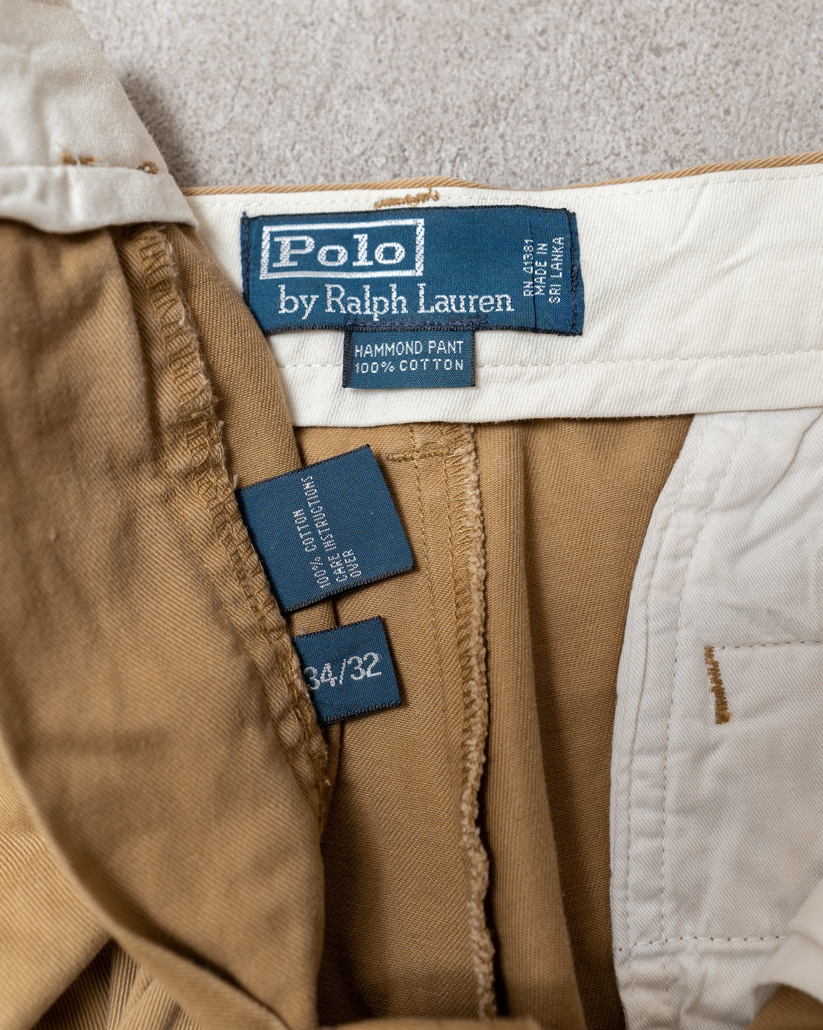 W34】POLO by Ralph Lauren POLO CHINO W34】POLO by Ralph Lauren POLO CHINO