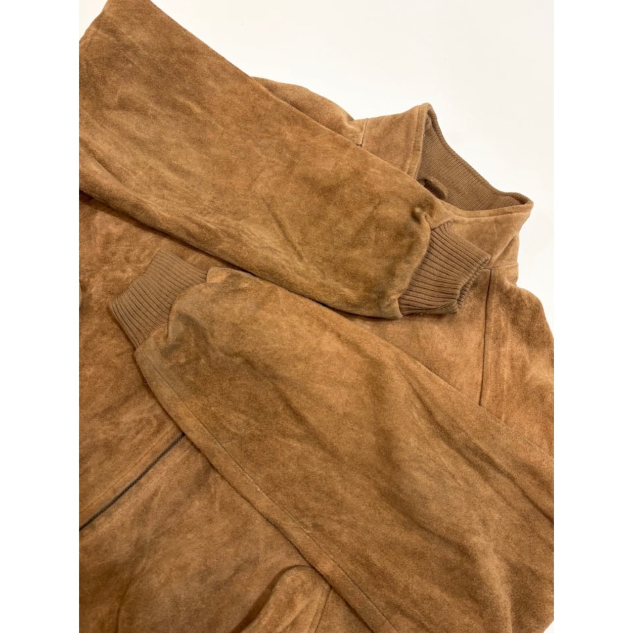 90s Ralph Lauren SUEDE HARRINGTON JACKET Size XL