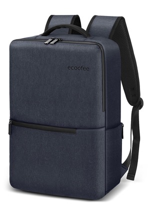 【努力特価】[ecoofee] ビジネスリュック メンズ 防水 15.6インチ PCリュック 止水ファスナー 軽量 リックサックメンズ 大容量 A4収納可 通勤 バックパック 薄型 高校生 通学 出張 旅行 黒 防災 男女兼用