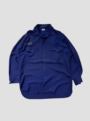 40s〜 the boss open collar shirt "襤褸"