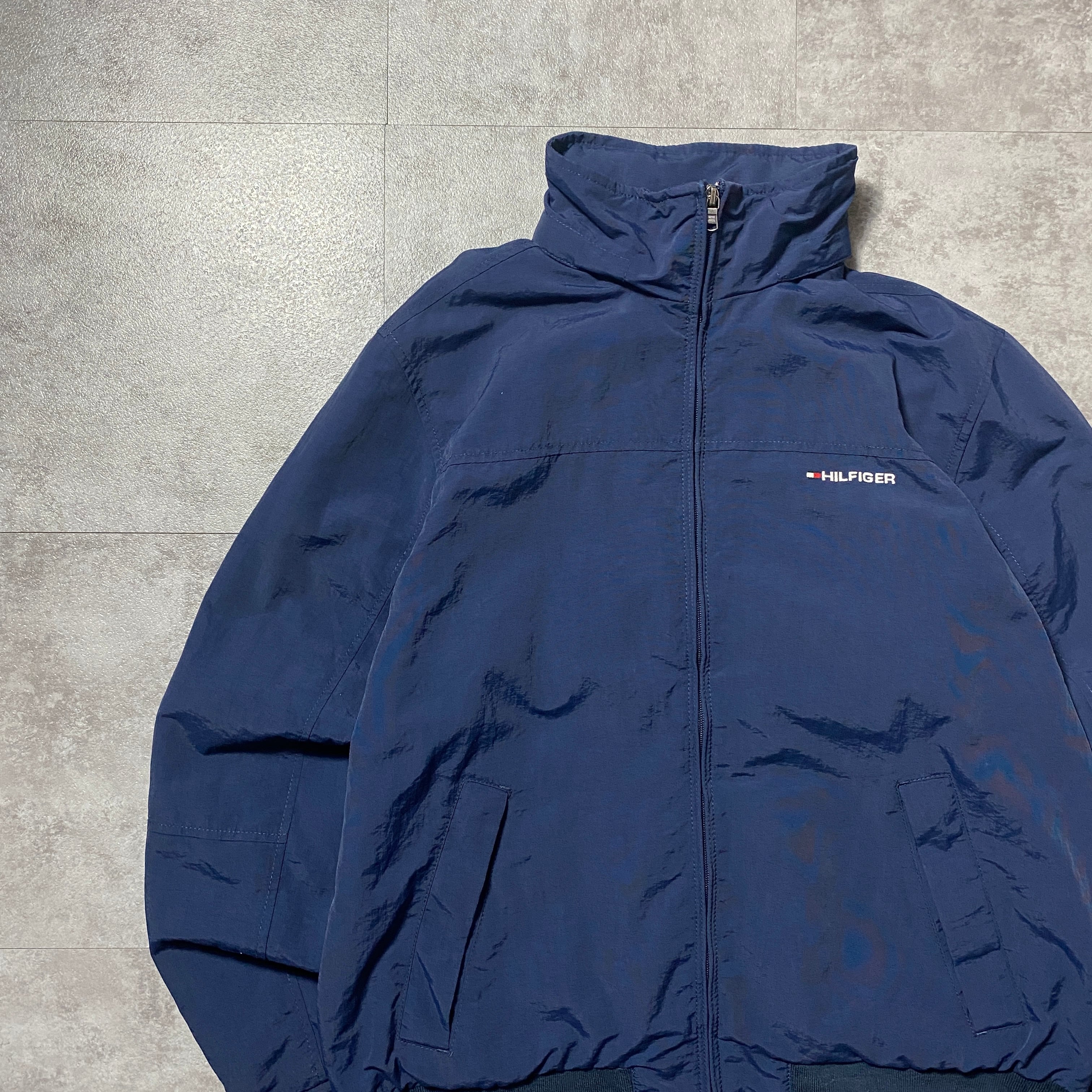 Tommy Hilfiger トミーヒルフィガー 刺繍ワンポイント ネイビー