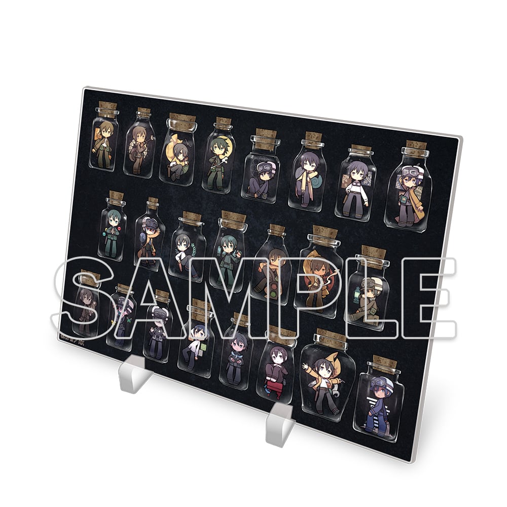 キノの旅 the Beautiful World 25周年記念 アクリルイラストプレート B 歴代表紙