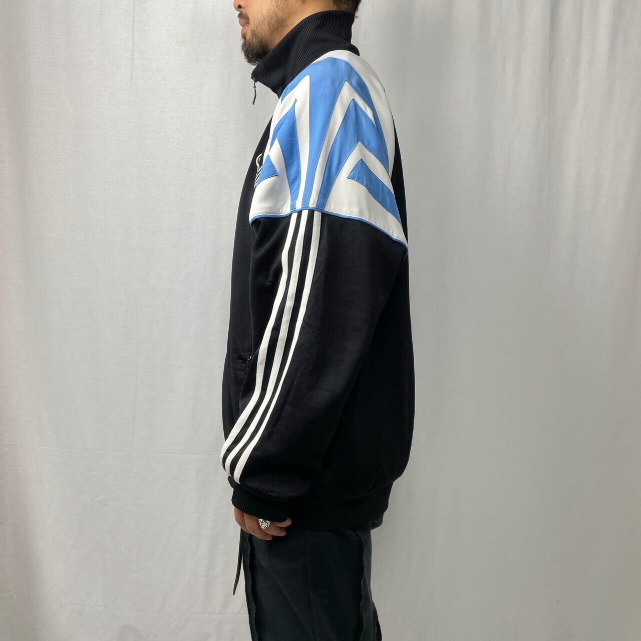 80年代 adidas アディダス ジャージ 切替デザイントラックジャケット 